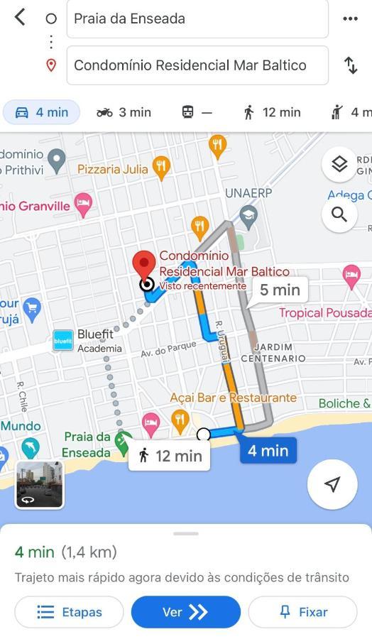 Apartamento Com Varanda E Suite Enseada Гуаружа Экстерьер фото